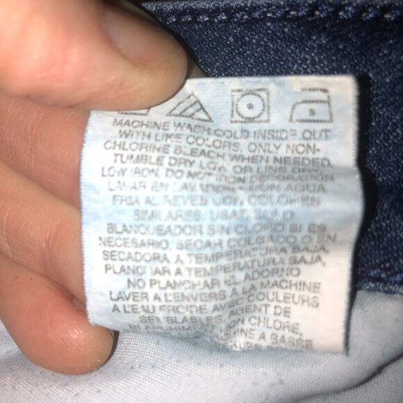 Wrangler Womens Size 15 x 34 Dark Wash Blue Essential Mid Rise Boot Cut Jeans - Picture 9 of 9